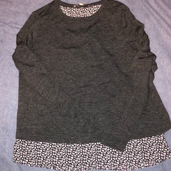 Grey printed Loft sweater - Picture 1 of 5